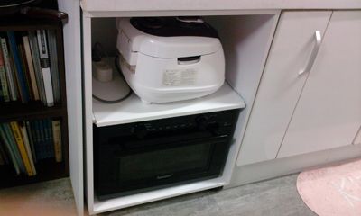 코팅합판으로 만든 렌지수납장