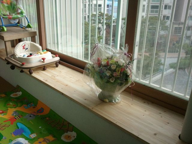 베란다 화단덮개 만들기