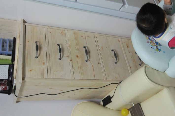 집성목 서랍장/코너장