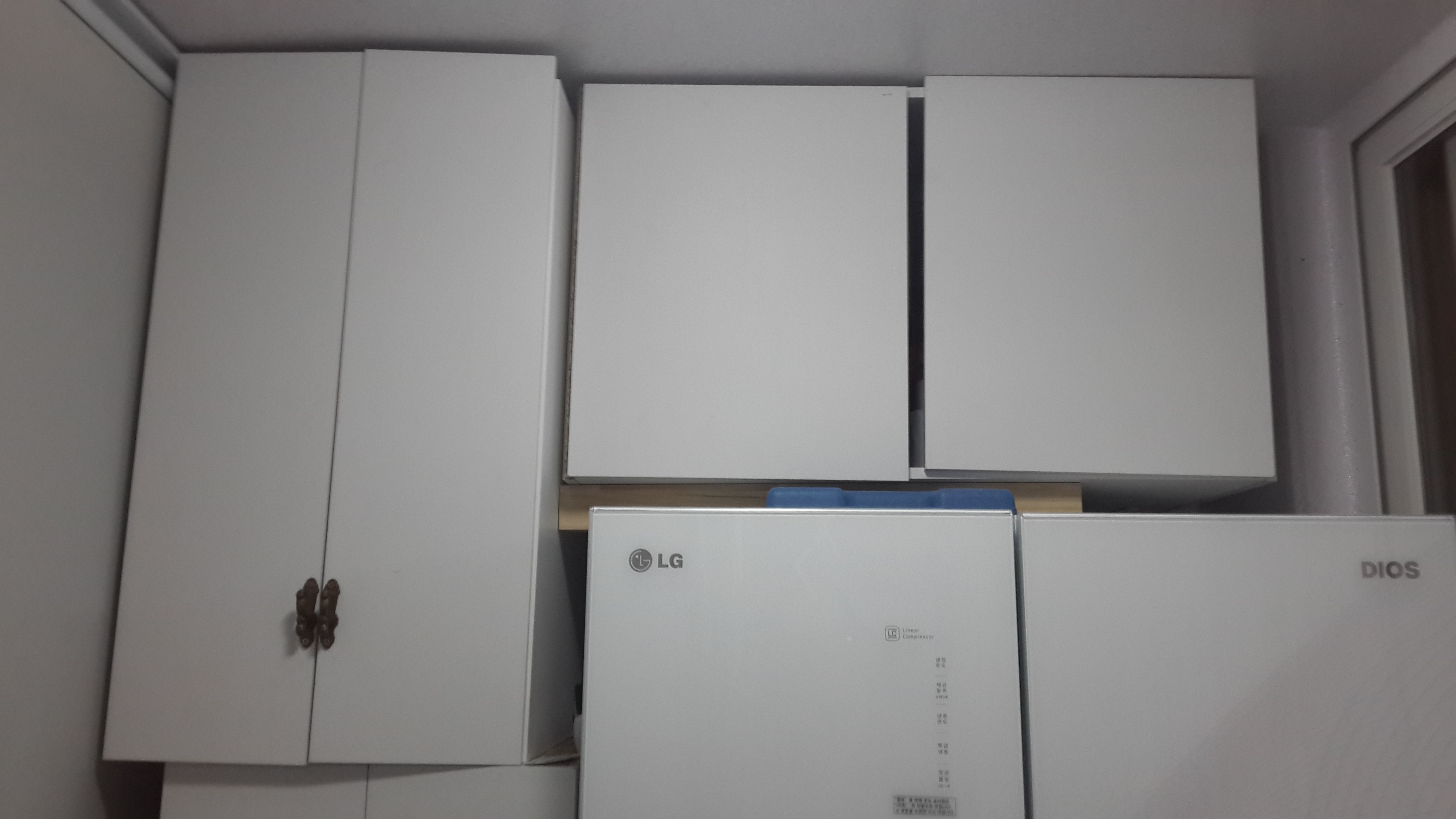 베란다 틈새공간장과 냉장고 상부장 만들기