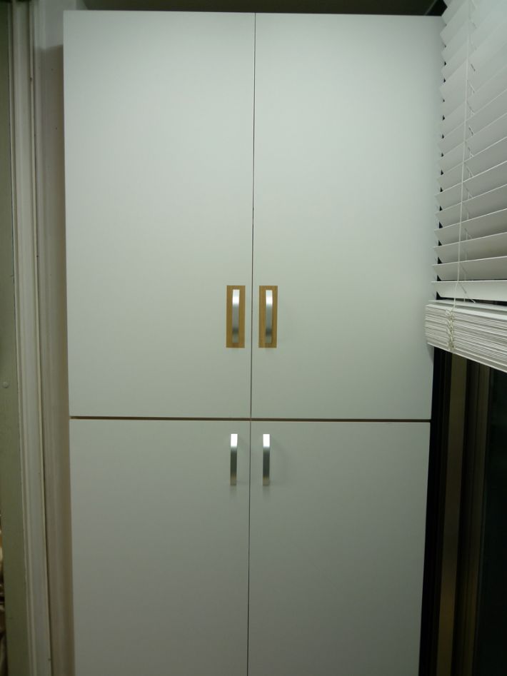 베란다 수납장 및 간이 신발장 조립