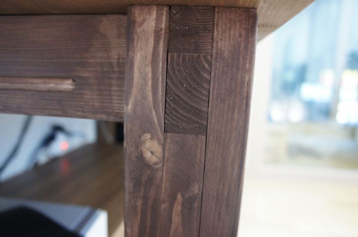 24mm 집성목 한판으로 만든 기본형 책상