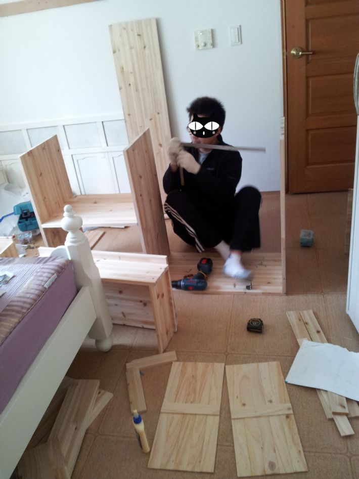 주방수납장 만들기