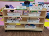 미송합판으로 만든 교구장