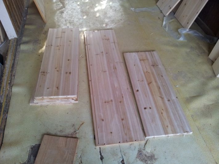 삼나무 신발장 제작