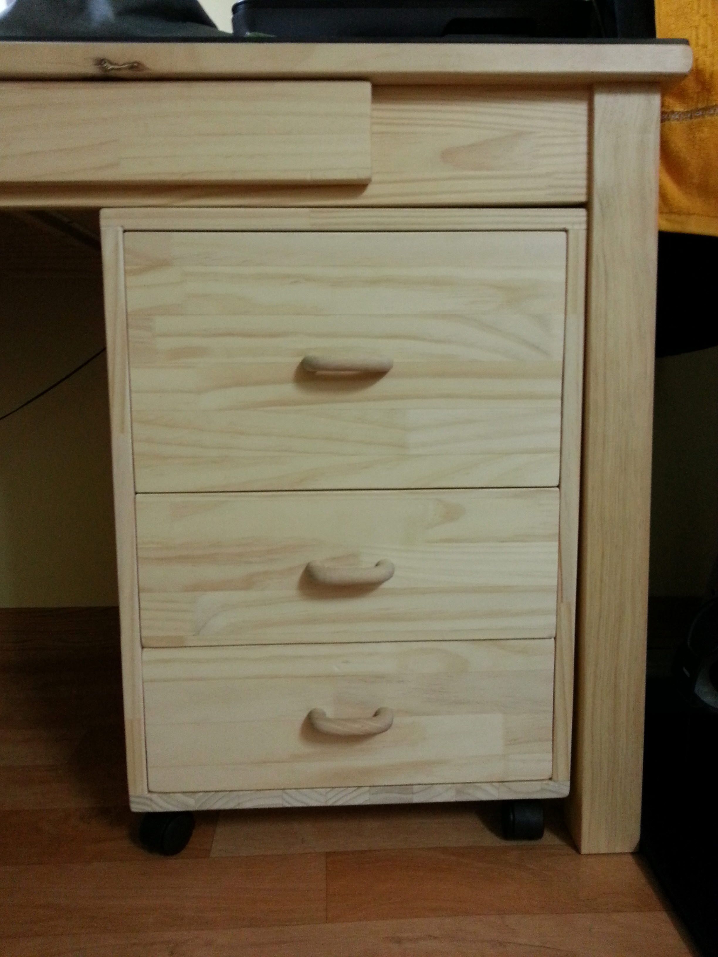 소나무 집성목으로 책상 서랍 만들었어요^^