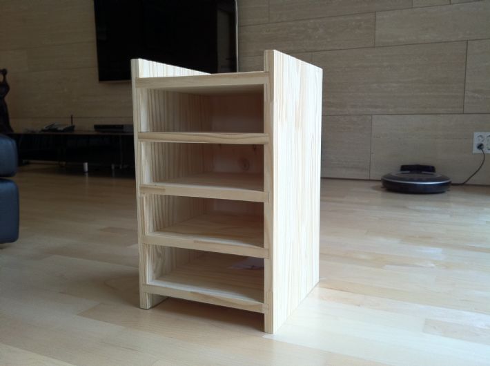 5단 A4용지 보관함