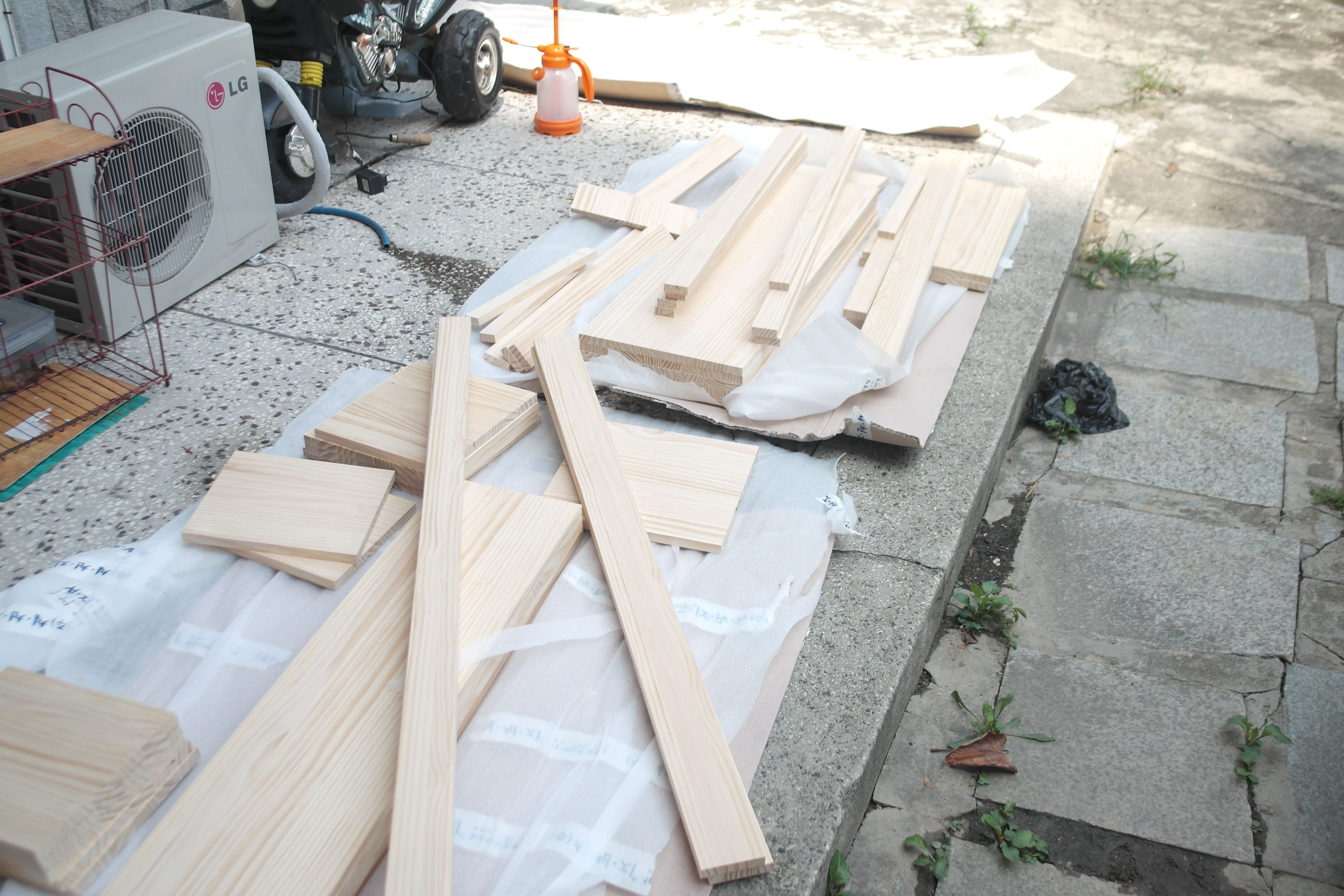 칠레파인으로 벙커침대 만들기