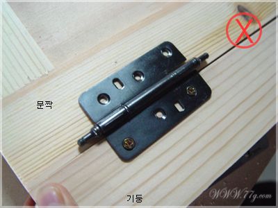 스프러스상판으로 만든 책상~