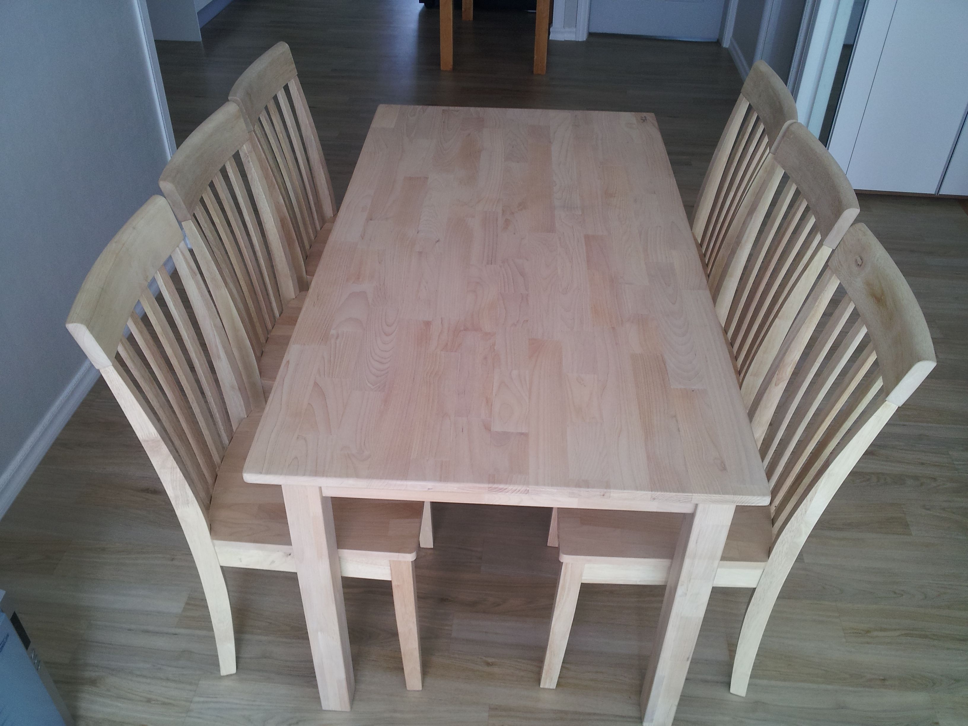 반제품 의자 완성