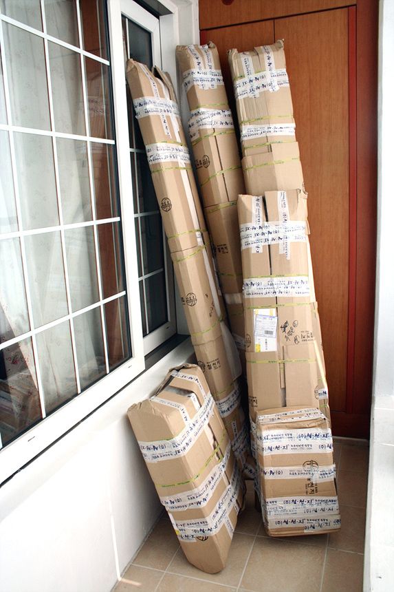 홍송으로 만든 스마트 벙커침대