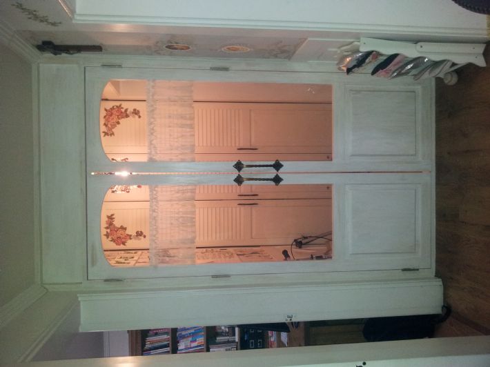 집성목으로 만든 중문