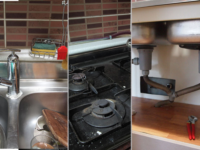 초보의 원목상판 싱크대 교체와 주방 인테리어 바꾸기