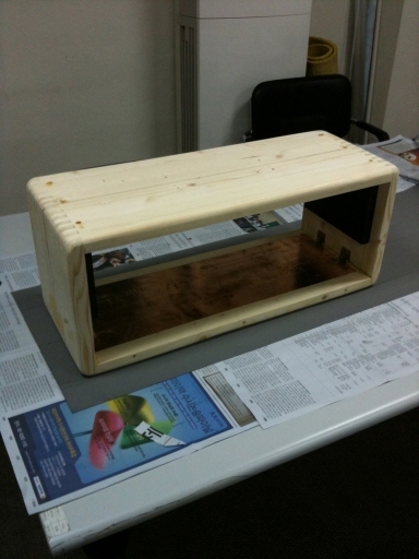 자작 기타 앰프를 위한 캐비넷 제작