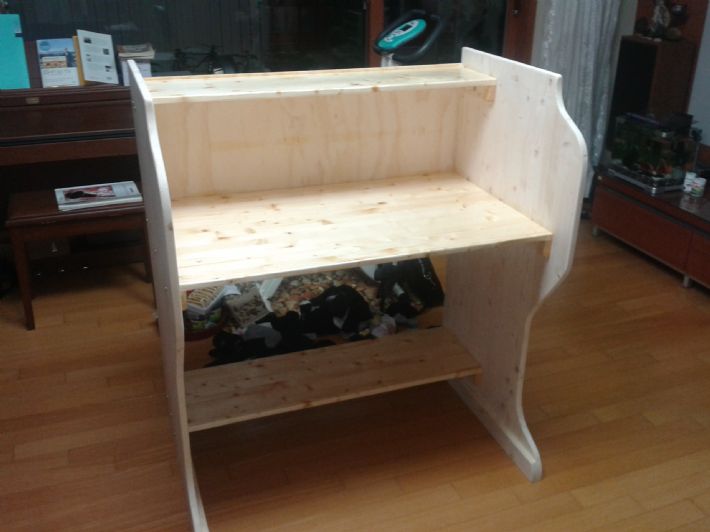 수험생용 원목 스플러쉬 열공책상 만들기