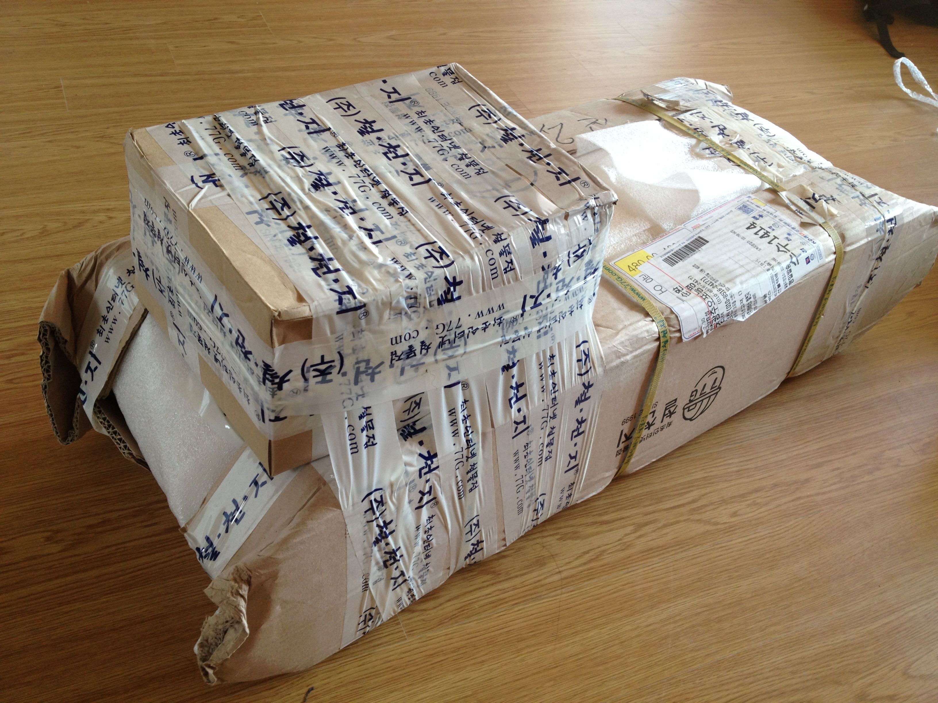 [홍송 집성목] 주방 벽면 선반