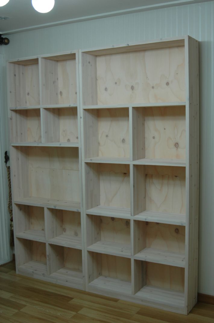 삼나무24t 칸높은 책장