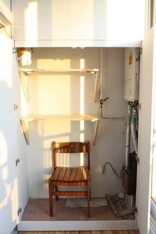 베란다 붙박이장으로 수납공간 늘렸어요 굿!!!