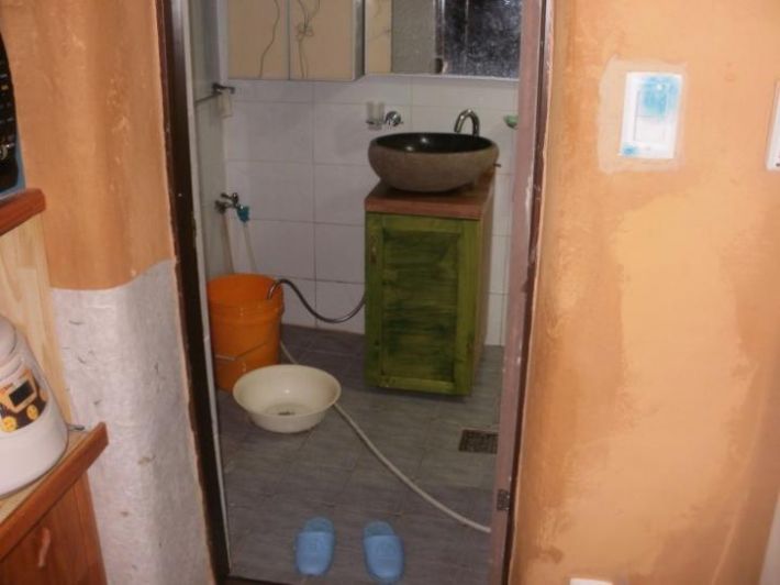 화장실 세면대 하부장