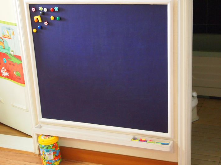 나무로 만든,,자석 칠판