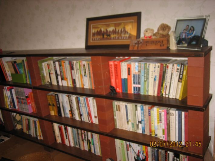 3단 벽돌책꽂이-사진추가