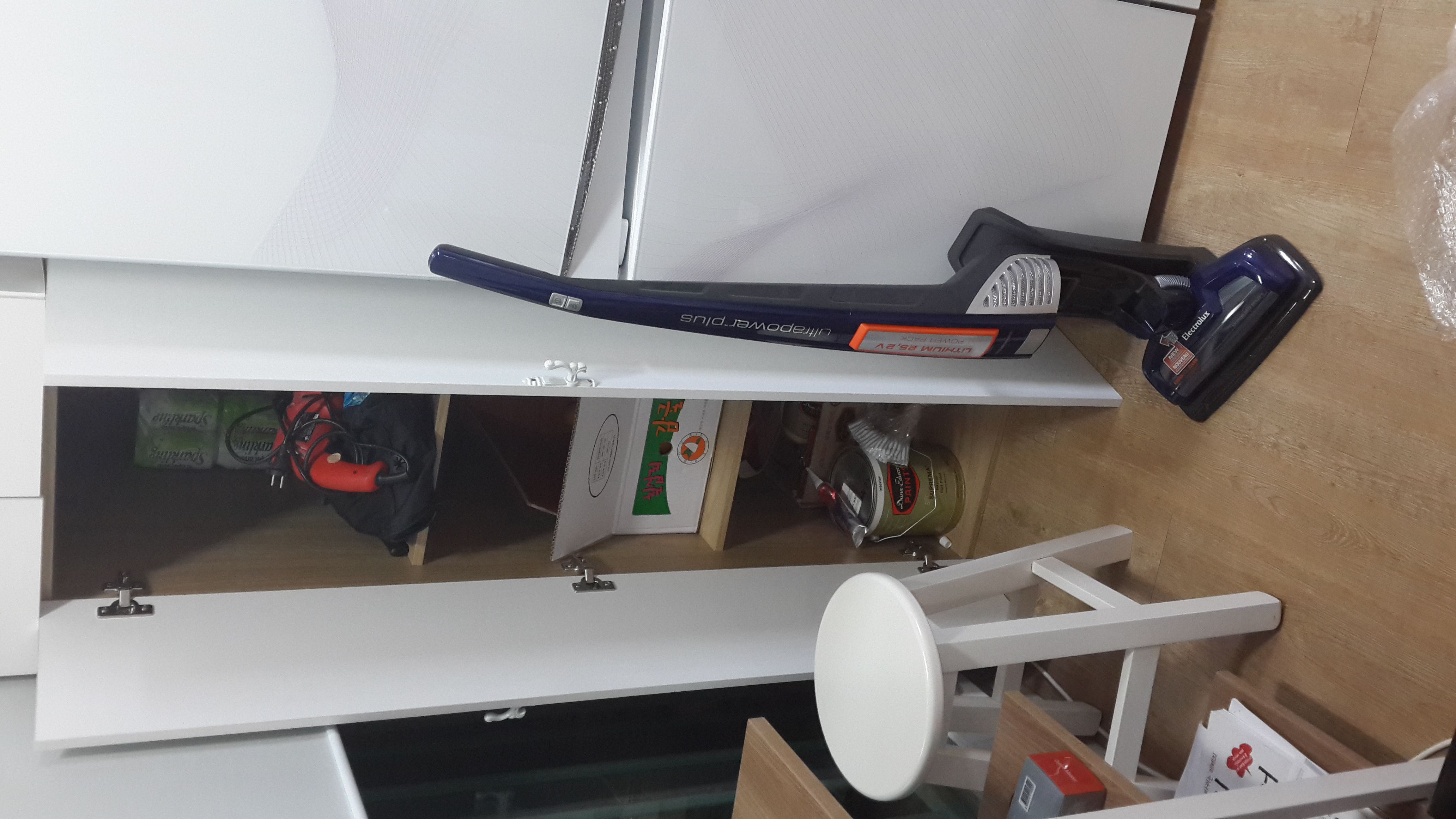 베란다 냉장고옆공간 창고장 만들기