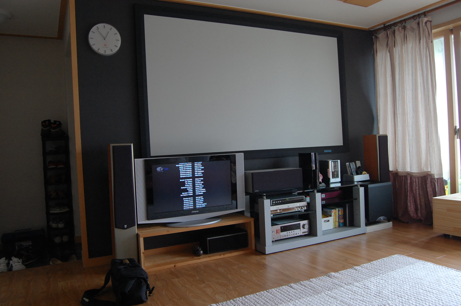 원목 건강 짜임 ㅁ 테이블이 TV장으로 변신