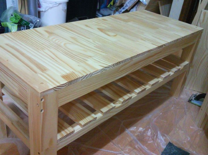 소나무(러시아산)으로 만든 탁자와 콘솔의자~!!