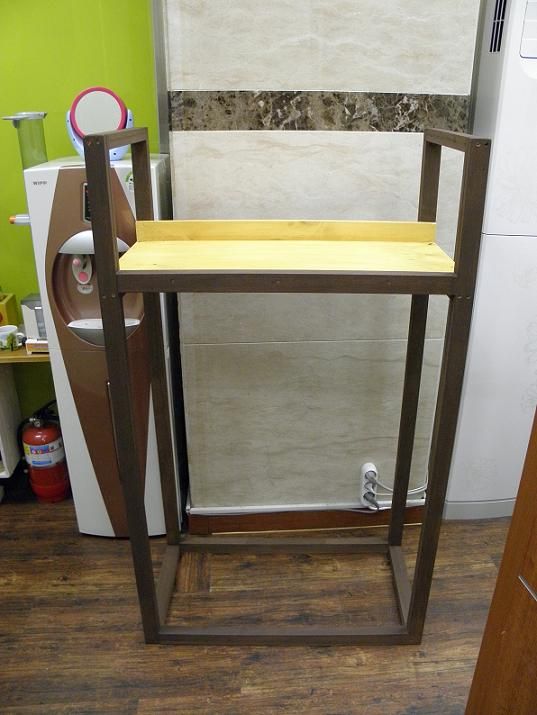 각목으로 만든 정리대