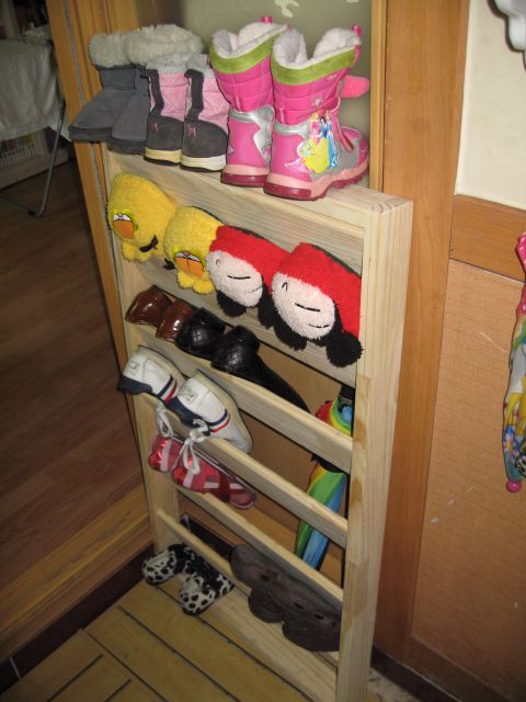 집성목으로 만든 신발장에 대한 몇가지 당부에 말씀