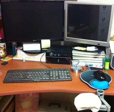 코팅합판으로 키보드 트레이 제작