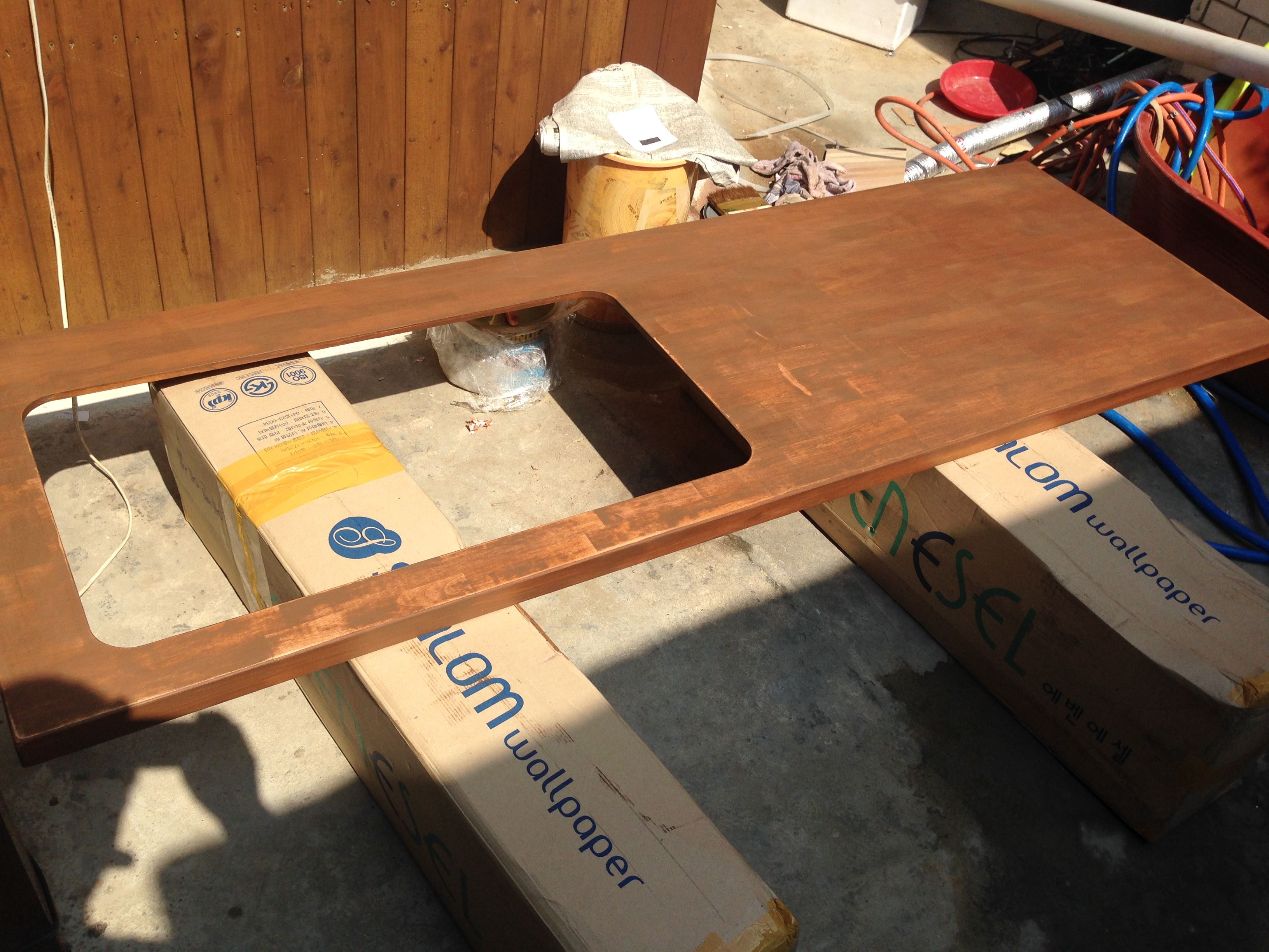 싱크대 만들어봤어요~