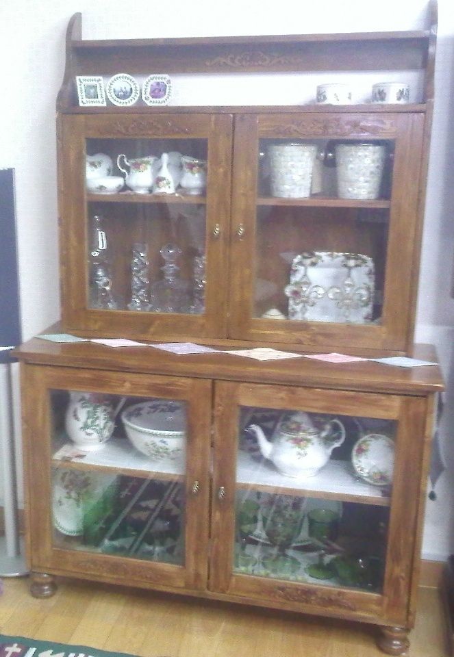 주방용 그릇장 ^^철천지구입 집성목