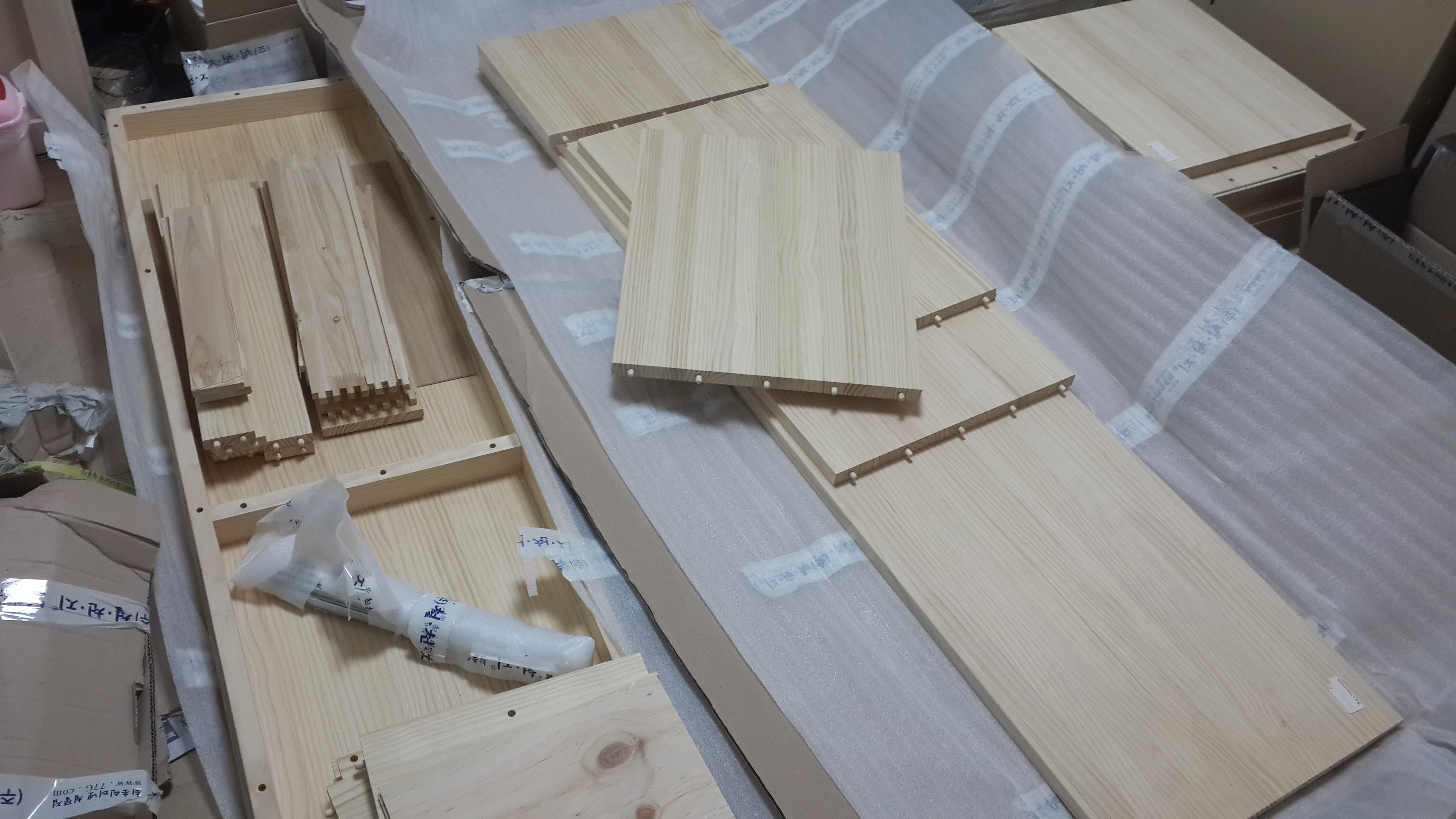 모던 AV장 와이드형, 미첼 원목 키큰 수납장