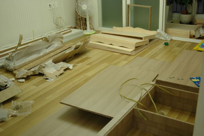 uv펄화이트붙박이장