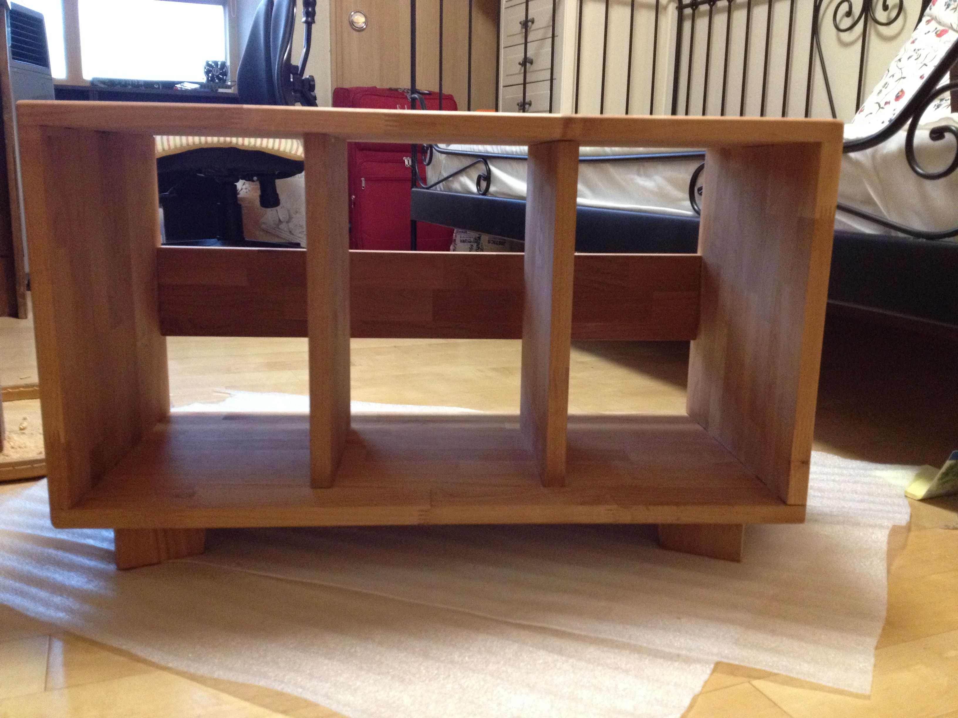 20T 엘더집성목으로 만든 LP수납장