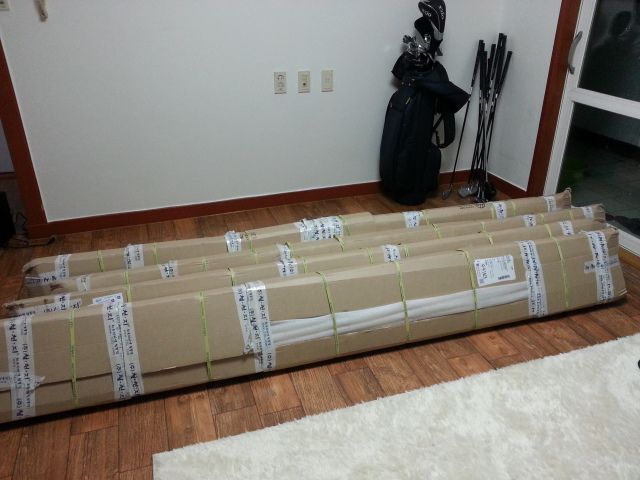 원목짜임테이블(공간박스)로 만든 책장