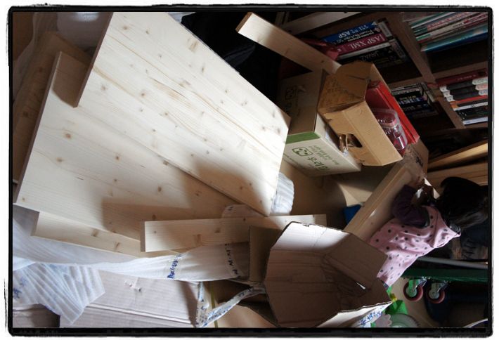 심플한 옷걸이장