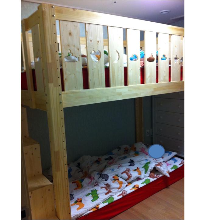 형, 동생을 위한 2층침대