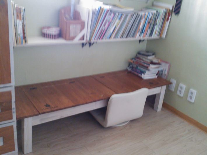 철제프레임을 이용한 책상만들기