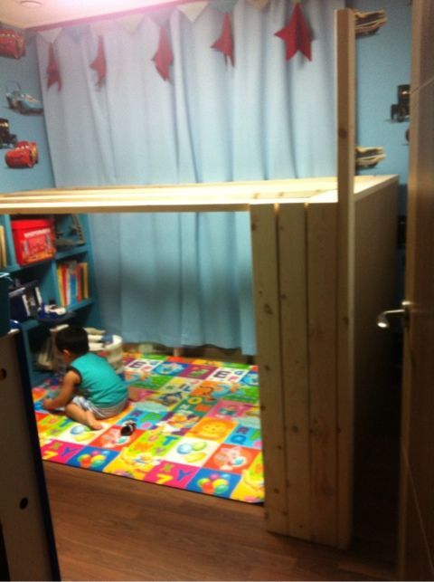 프로방스창문을 이용해서 벙커침대만들기