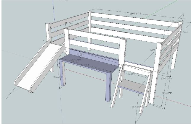 뉴질랜드 소나무로 만든 침대