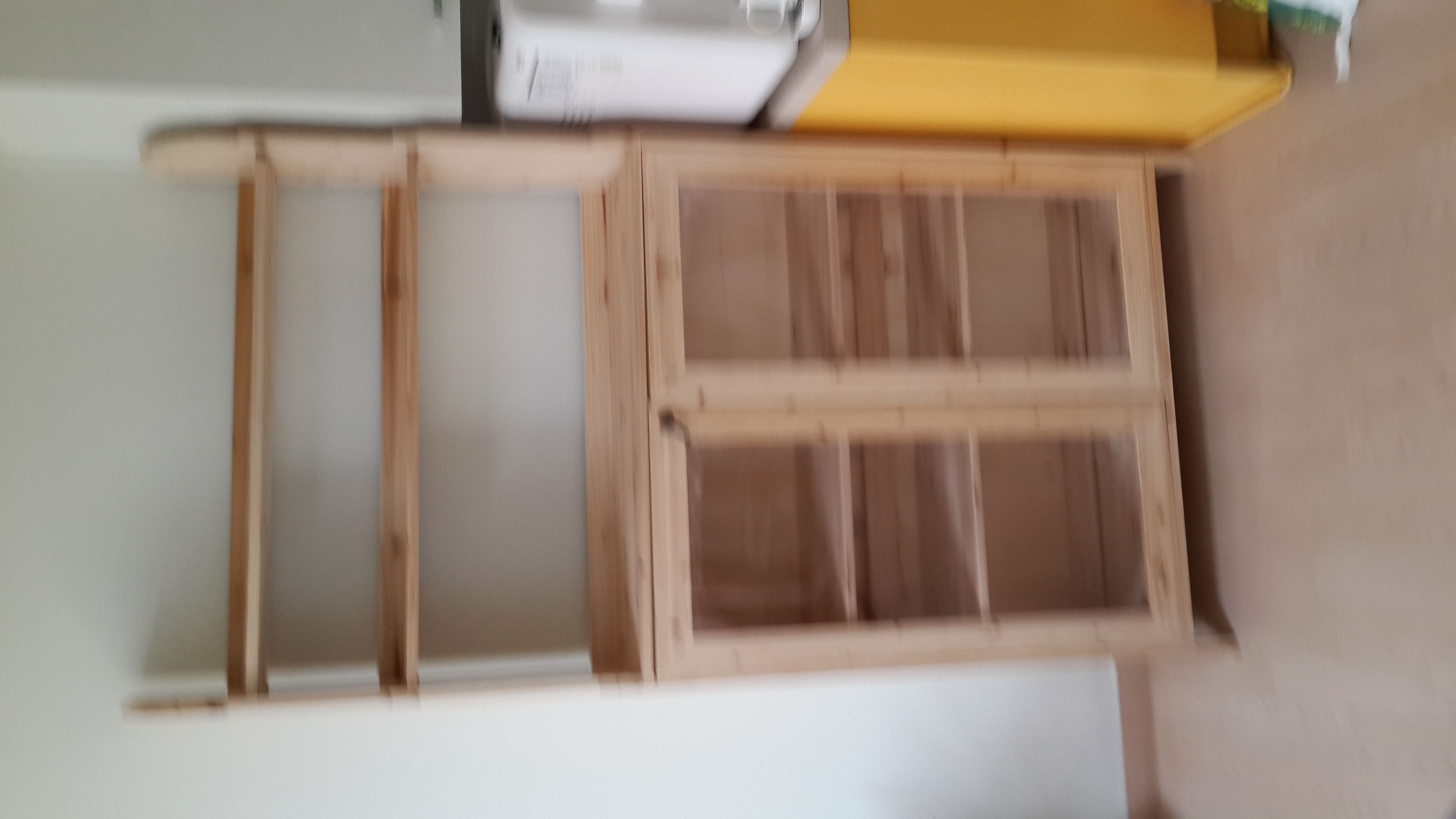 반제품 그릇유리 수납장 제작기