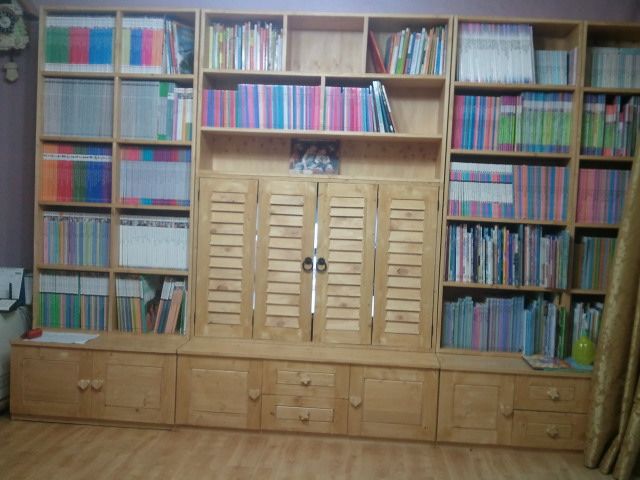 스프러스 서랍장+책장