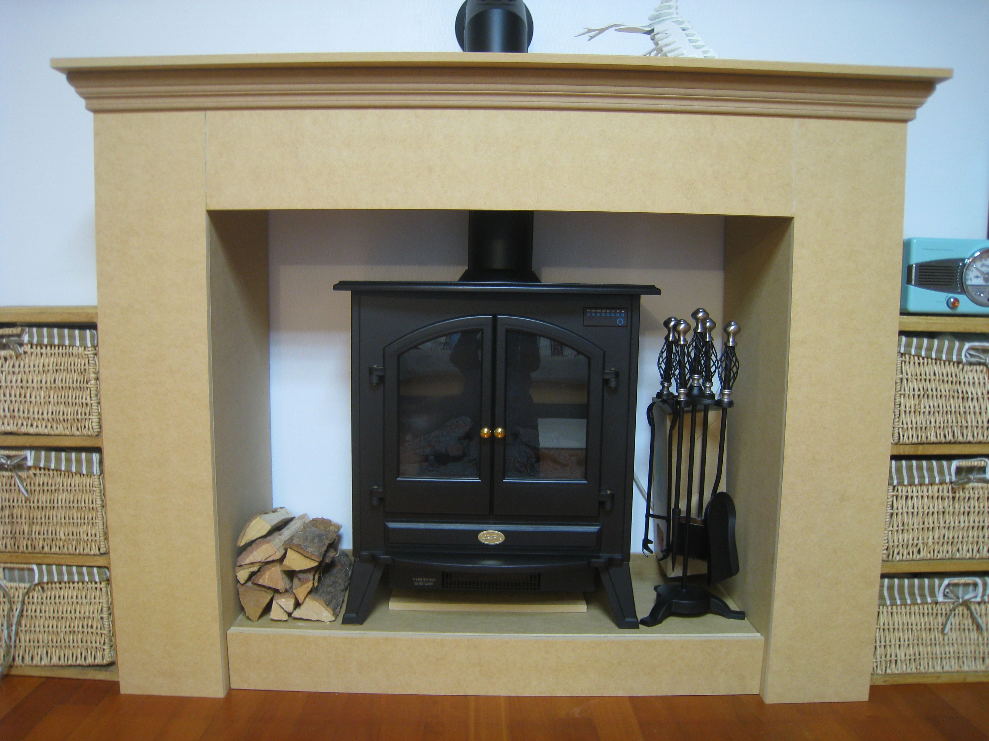 엠디에프로 만든 맨틀피스