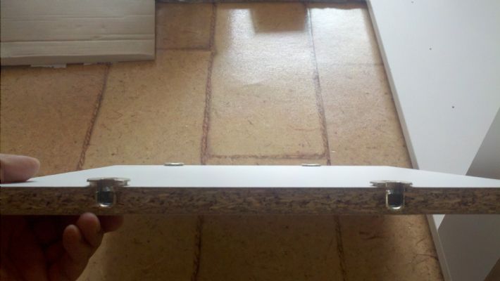 집성목 베란다 선반