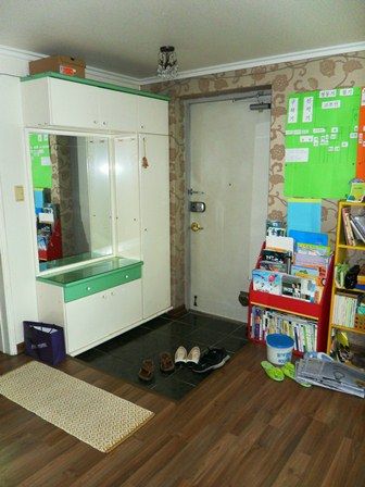 신발장 리폼 및 현관 분리용 수납장