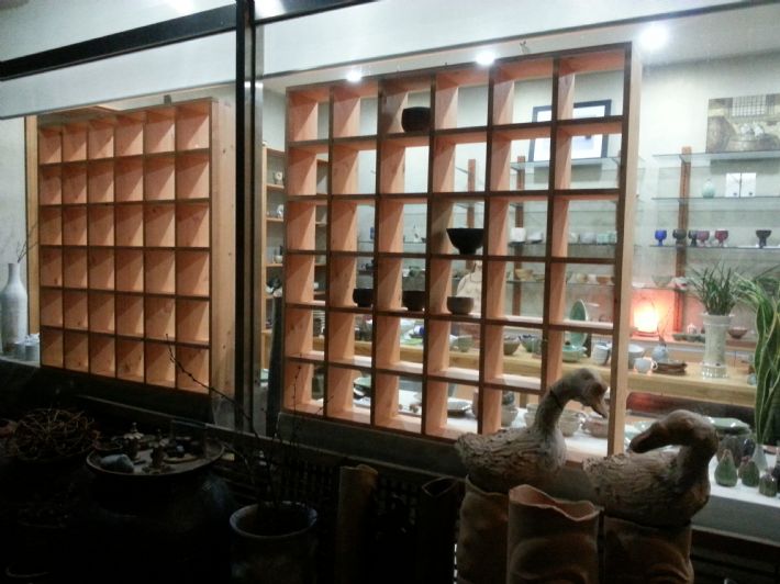 홍송으로 만든 사발장