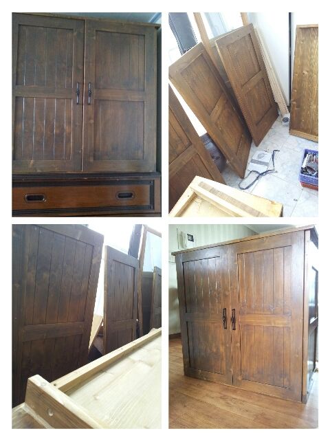 서랍장위의 상부장