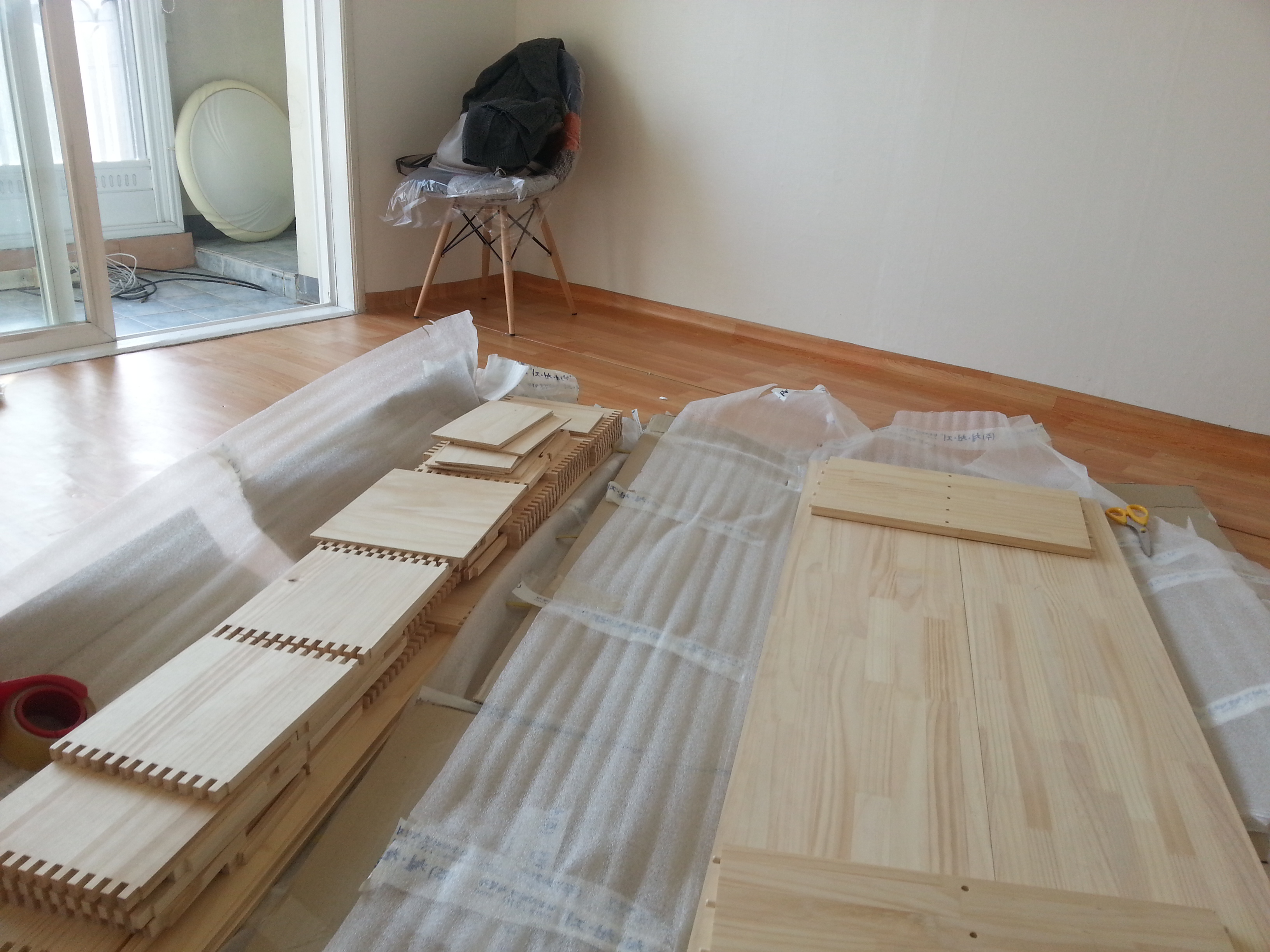 티비 선반장 만들기